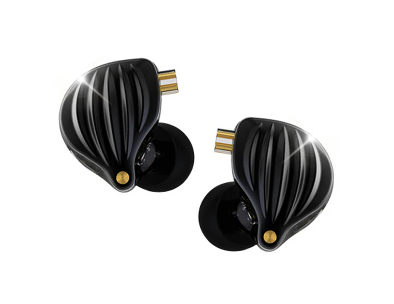 QKZ ZXK Wired Earphone Ergonomic Mega Bass Line Control HiFi Sound In-ear Sports Earbud for Phone-Black 1