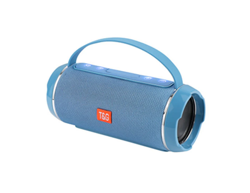 TG116C Mini Bluetooth-compatible Speaker Dual Trumpets Subwoofer Portable FM Radio Speaker for Outdoor