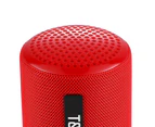 TG129 Mini Portable FM Radio USB TF Card AUX Wireless Bluetooth-compatible Speaker Subwoofer for Outdoor