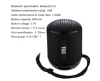 TG129 Mini Portable FM Radio USB TF Card AUX Wireless Bluetooth-compatible Speaker Subwoofer for Outdoor