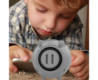 Bluetooth Speaker Cartoon Piggy Surround Stereo Sound Mini Portable Wireless Loudspeaker Box for Mobile Phone-Silver Gray