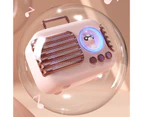 Bluetooth-compatible Speaker Lovely USB Charging Suitcase Shape Clear Sound Mini Loudspeaker for Office