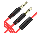 Audio Cable Anti-interference Stable Transmission Good Sound Effect 3.5mm Male to Male Headphone Audio AUX Cable for Car