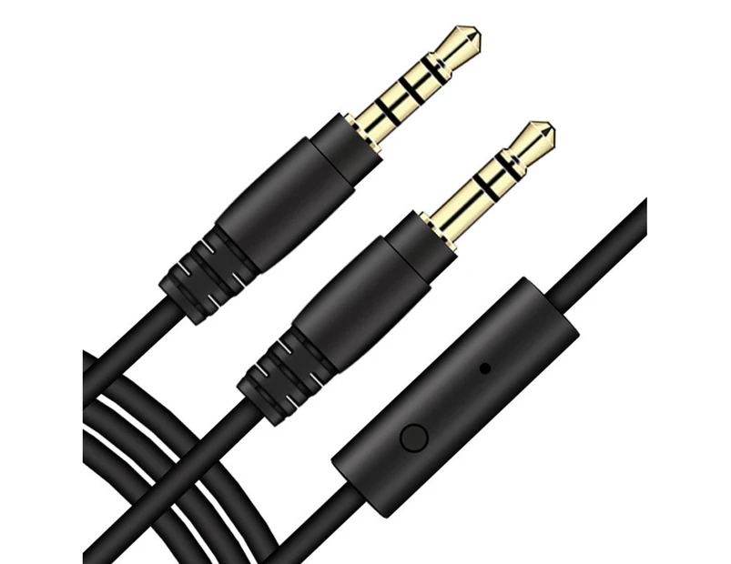 Audio Cable Anti-interference Stable Transmission Good Sound Effect 3.5mm Male to Male Headphone Audio AUX Cable for Car