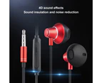 S903 Stereo Wired Earphone Noise Canceling Mega Bass Universal Metal Earphone with Microphone for Phone