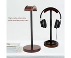 Headset Holder Strong Bearing Capacity Universal Arched Support Gaming Headphone Wood Display Stand for Sony for JBL for ATH