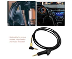 Audio AUX Cable Noise Reduction Lossless Plug Play 3.5mm Headphone Upgrade Cable for BOSE QC15