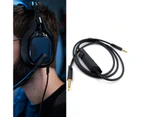 Audio Cable Portable Lossless Signal Transmission 1 Meter 3.5mm Male to Male TPU Audio AUX Cord for Logitech Astro A10 A40