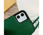 Phone Cover Dust-proof Shock-proof Soft All-inclusive Card Insertion Phone Protective Case for iPhone 13/13 Pro/13 Pro Max -for iPhone 13 Pro Max Green