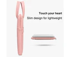 BN-Q002 Laptop Bag Portable Waterproof Faux Leather Large Capacity Shockproof Notebook Pouch for Huawei-Pink 16-17 Upgrade Version