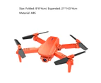 K5 Mini Drone Foldable 4K Pixel Six-axis Gyroscope 20 Mins Flight Time RC Quadcopter for Outdoor-Orange E