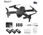 K5 Mini Drone Foldable 4K Pixel Six-axis Gyroscope 20 Mins Flight Time RC Quadcopter for Outdoor-Black F