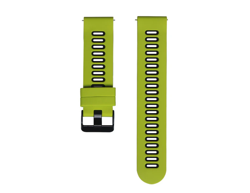 Watch Strap Professional Sweat-proof Comfortable Sports Watch Band for Samsung Gear S4-46-Lime