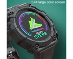 FD68 Smart Watch IP67 Waterproof Health Monitor 1.44 Inch Sport Bracelet Fitness Tracker for Outdoor