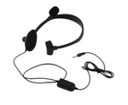 3.5mm Single Ear Headset Wired Gaming Headphone with Cantilever Microphone for PS4
