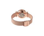 Fossil Women's 28mm Carlie Mini Stainless Steel Mesh Watch - Rose Gold