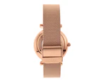 Fossil Women's 28mm Carlie Mini Stainless Steel Mesh Watch - Rose Gold