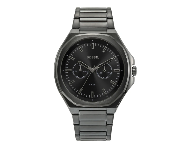 Fossil Evanston Gun-Metal Watch BQ2609