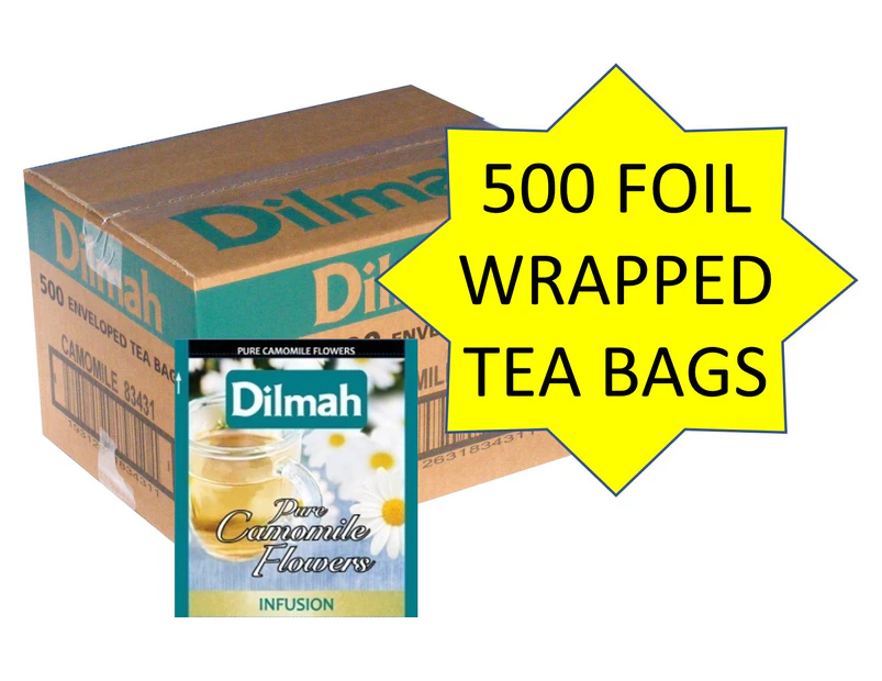 Dilmah Gourmet Chamomile Flowers 500 x Foil Envelopes (500 x 1.5 grams)
