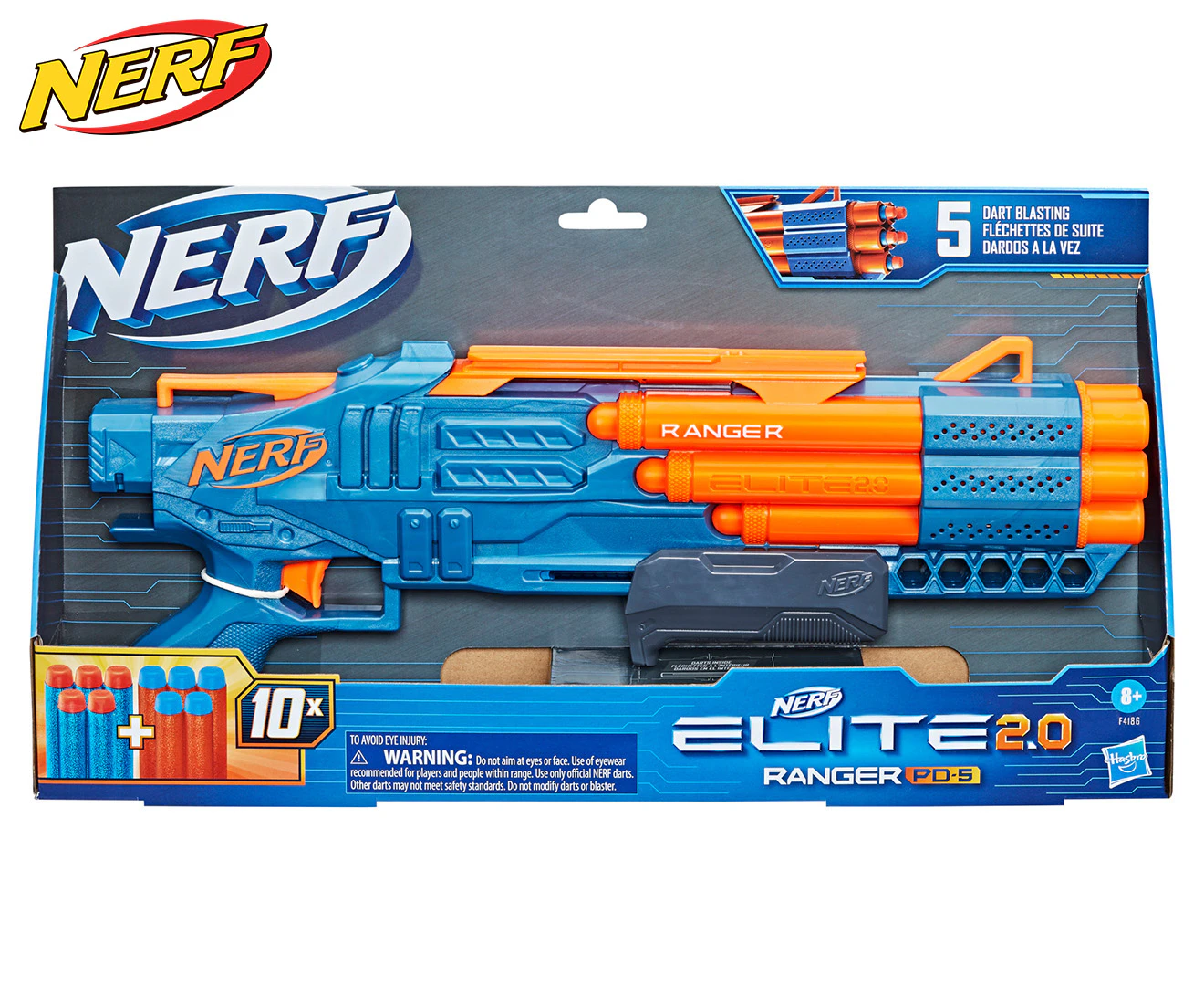 NERF Elite 2.0 Ranger PD-5 Dart Blaster