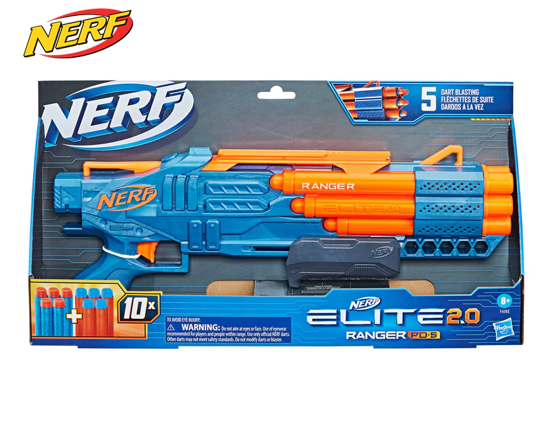 NERF Elite 2.0 Ranger PD-5 Dart Blaster