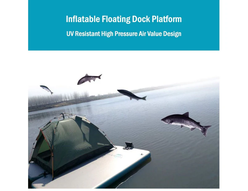 Inflatable Floating Fishing Dock Platform For Adults And Children - Standard Version