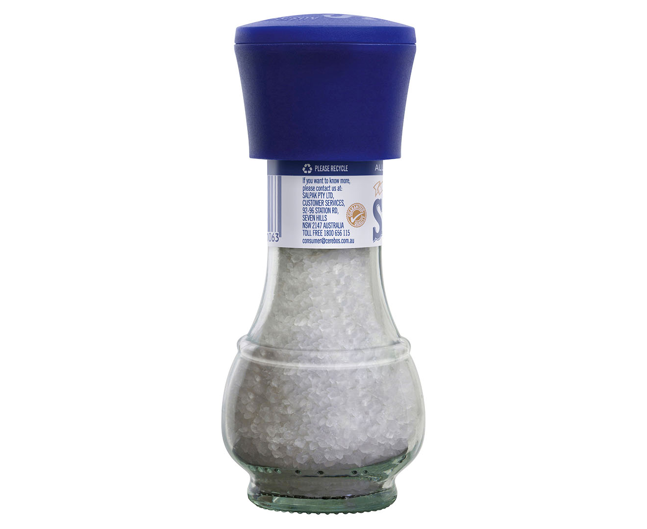 Saxa Iodised Sea Salt Grinder Grinder 90G