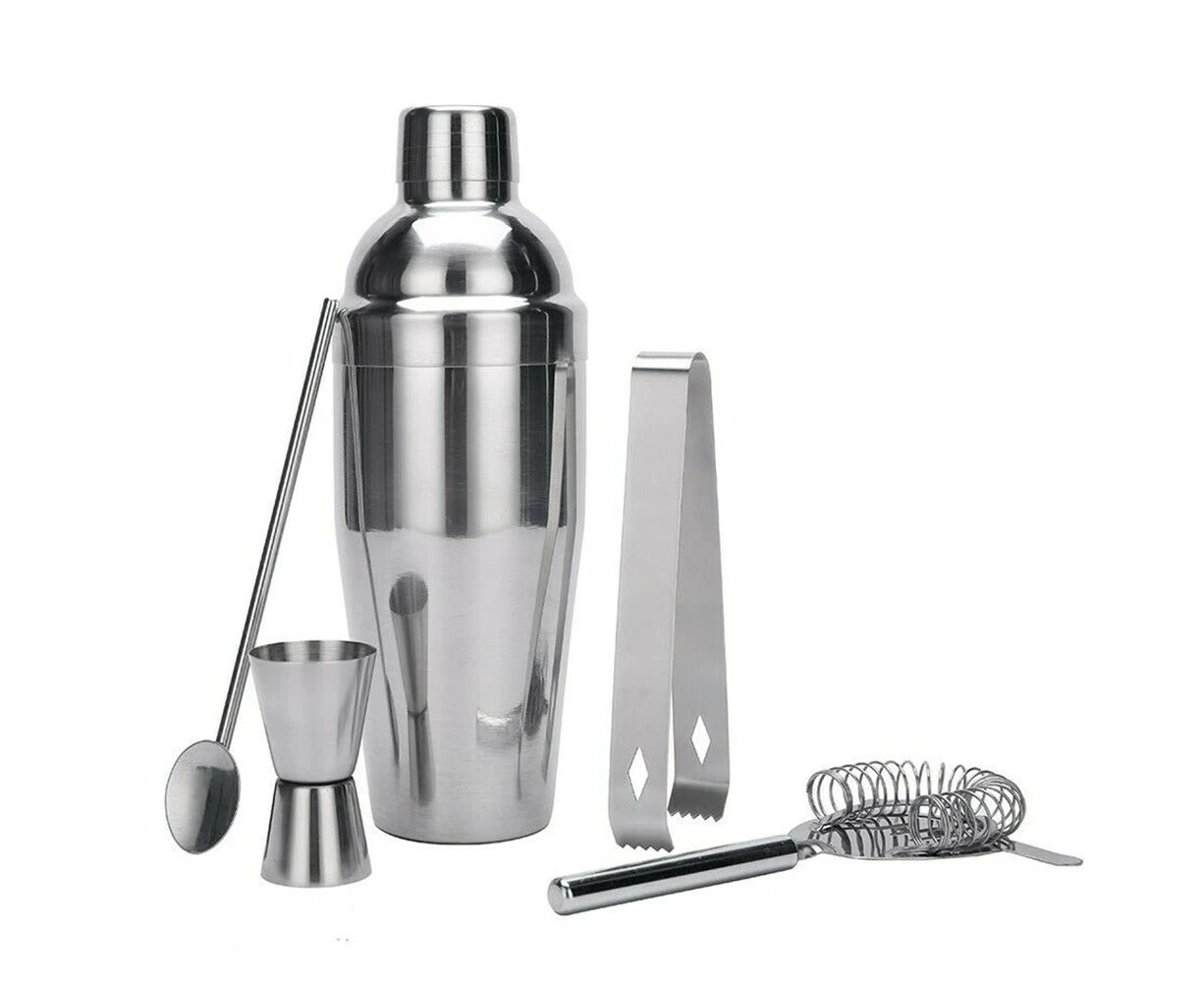 5PCS Cocktail Shaker Set Maker Bartender Kit