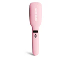 Jaxeon Genuine Jaxeon Nano Brush Hair Straightener Brush Loniser Straightening AU PLUG [Color: Pink]