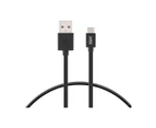 3SIXT Genuine 3SIXT USB-A to USB-C High Speed Charge and Sync 1m Cable with USB C v2.0 Connector [Colour:Black]