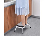 Step Stool,Folding One Step Ladder with Non-Slip Rubber Mat
