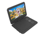 Laser Portable DVD Player With 10" LCD Screen/180° Swivel/Car Charger Black