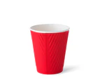 Ripple Refined Hot Cup - Red