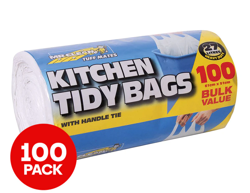 Mr. Clean 27L Tidy Bags 100pk