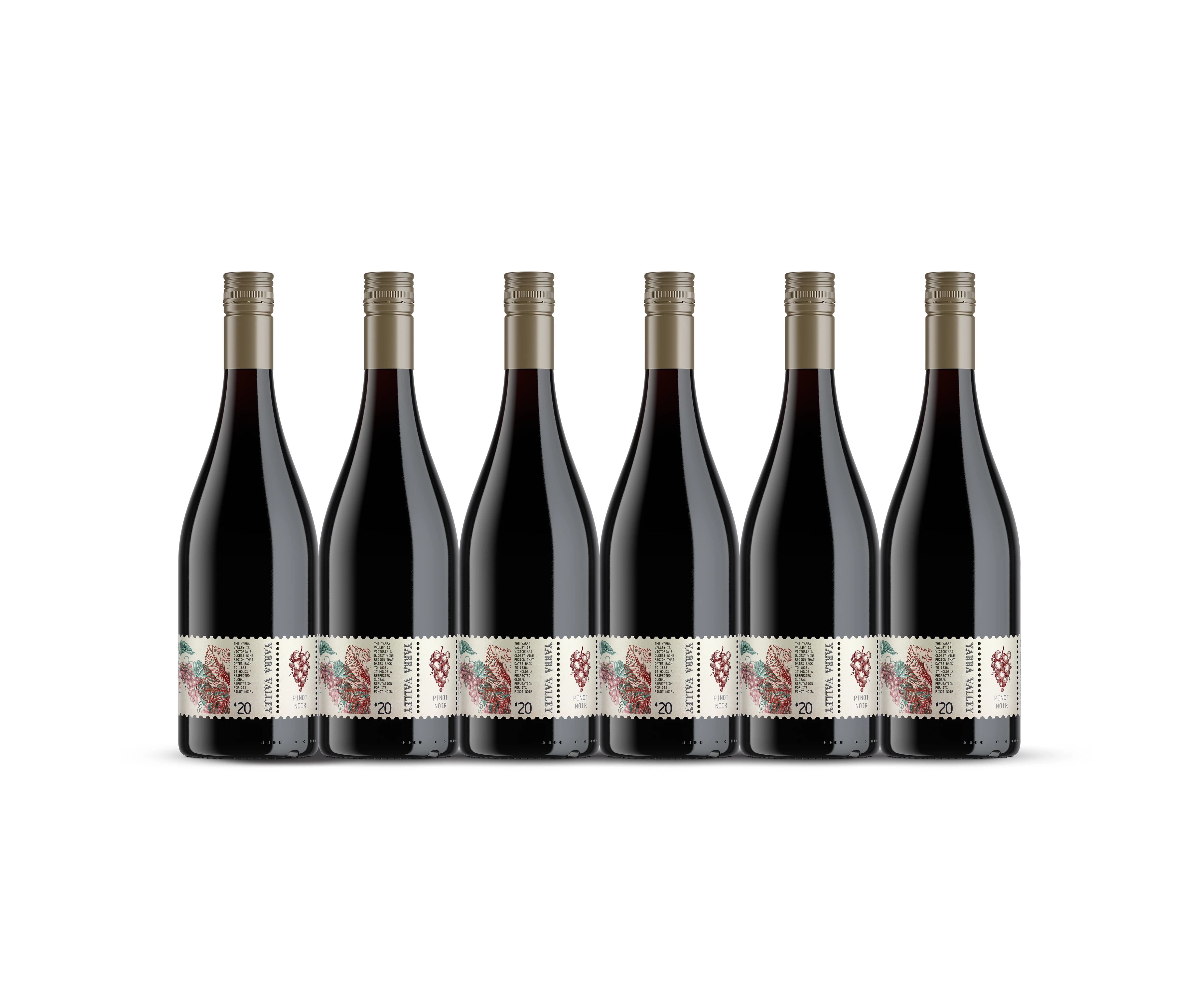 6 Bottles of 2020 From the Valley Yarra Valley Pinot Noir 750ML