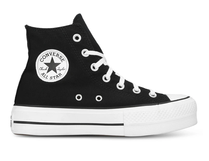 Converse Women's Chuck Taylor All Star Lift High Top Sneakers - Black/White