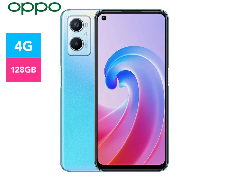 OPPO A96 128GB Smartphone Unlocked - Sunset Blue