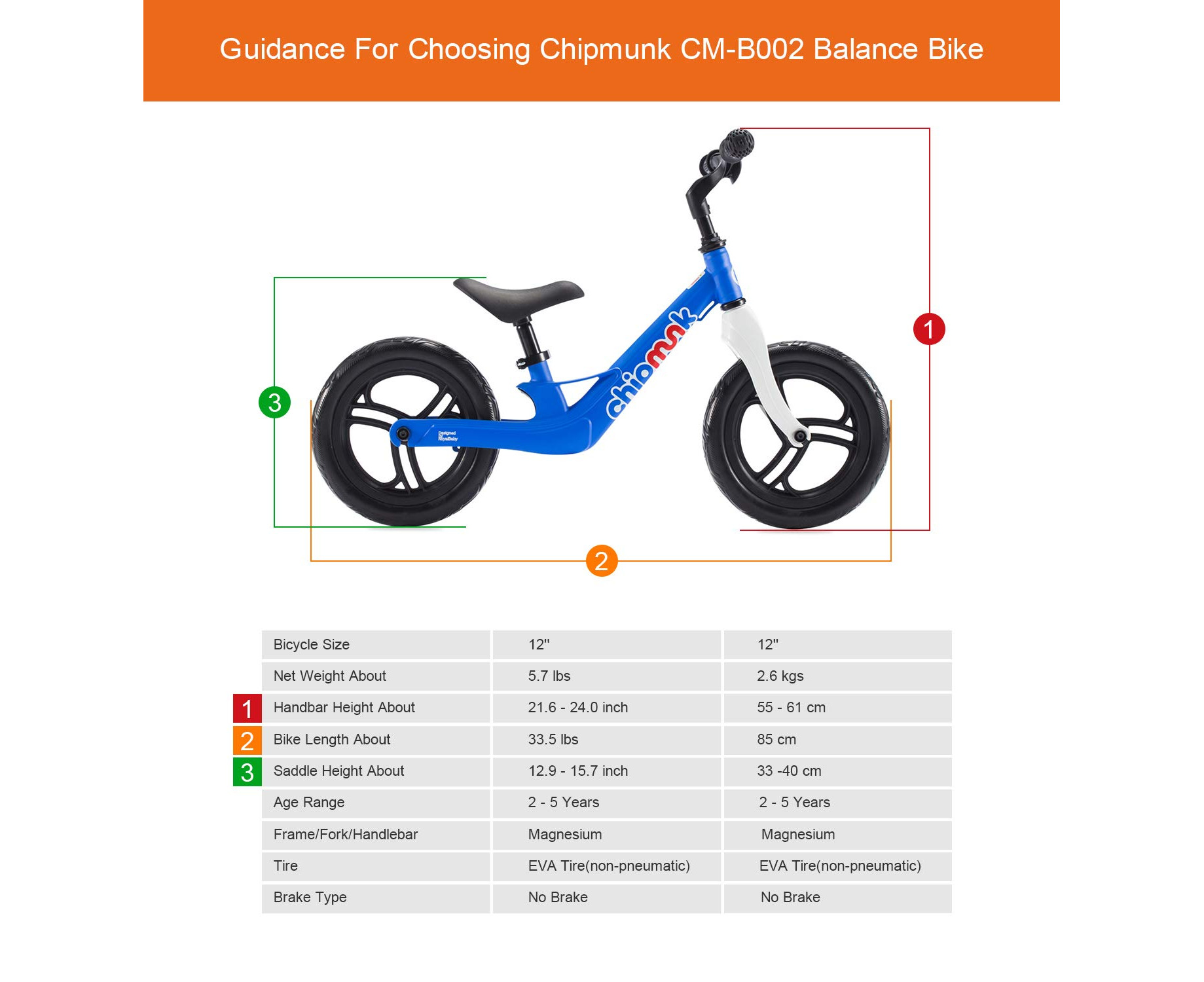 Chipmunk balance online bike