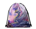 Attaxia Cool Purple Dragon Beach Towel Set
