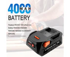 2 Replacement Battery Compatible with AEG 18V Cordless Power Tools L1815R L1820R L1825R L1830R L1840R L1850R L1860R R840087 B1820R