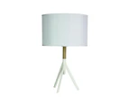 Micky Complete Table Lamp White