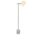 Lexi HELIUM - Metal And Marble Base Floor Lamp