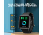 WIWU C17 Smart Watch IP68 Waterproof Fitness Tracker with Heart Rate and Sleep Monitor-Black