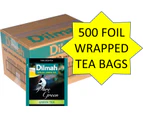 Dilmah Gourmet Pure Green Tea 500 x Foil Envelopes (500 x 2 grams)