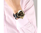 WINNER Men's Watch Luxury Men Wristwatch with Stainless Steel Band Quartz Wrist Watch Watch for Men-Gold