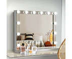 Embellir Makeup Mirror Hollywood with Light Frame Vanity Dimmable Wall 12 LED