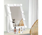 Embellir Makeup Mirror Hollywood with Light Round 360� Rotation Tabletop 9 LED