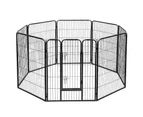 i.Pet 40" 8 Panel Dog Playpen Pet Exercise Cage Enclosure Fence Play Pen