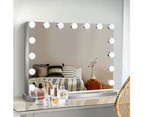 Embellir Makeup Mirror 58X46cm Hollywood with Light Vanity Dimmable Wall 15 LED