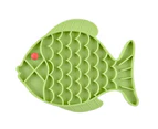 Fish Shape Slow Feeder - Green